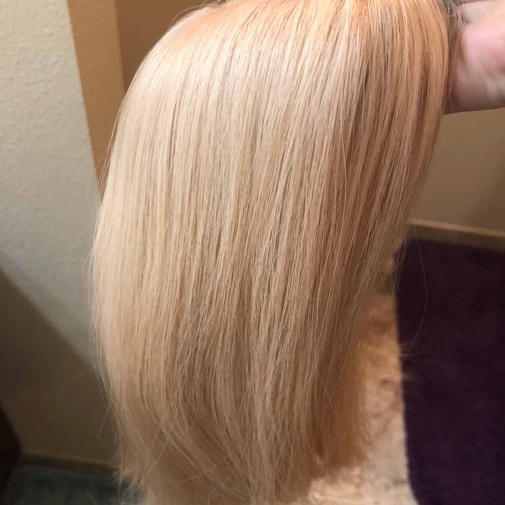 Highline Human Hair Topper - Warm Blonde